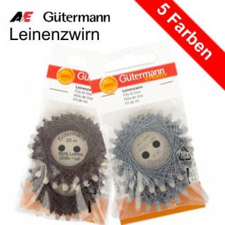 Gütermann Leinenzwirn Sternchenzwirn 2 x 20 m
