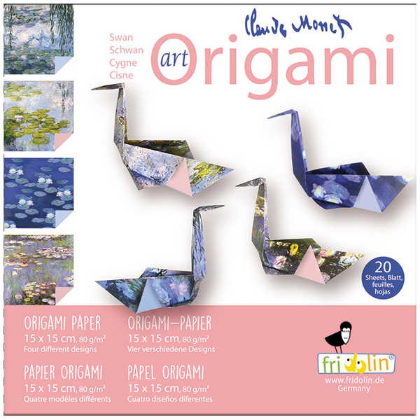 Origami Faltblätter 80g/m² 15x15cm - 20 Blatt "Monet"