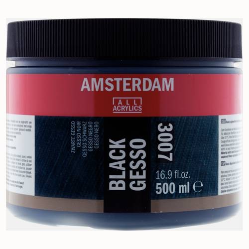 Amsterdam Grundierung, Gesso schwarz