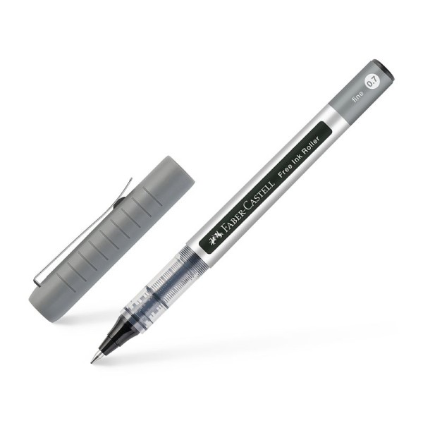 Faber-Castell Free INK Roller fine Strichstärke Ø 0,7 mm, bastelkiste.lu, schwarz
