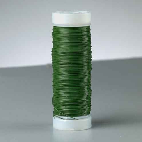 Bindedraht Ø 0,35 mm, ca. 125m grün
