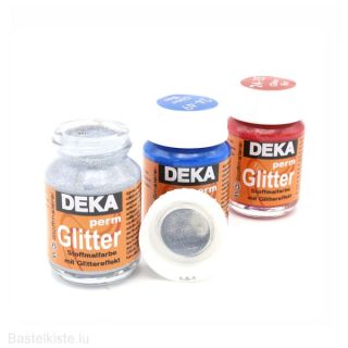 DEKA Perm Glitter, Textil-Glitterfarbe 25ml, bastelkiste.lu