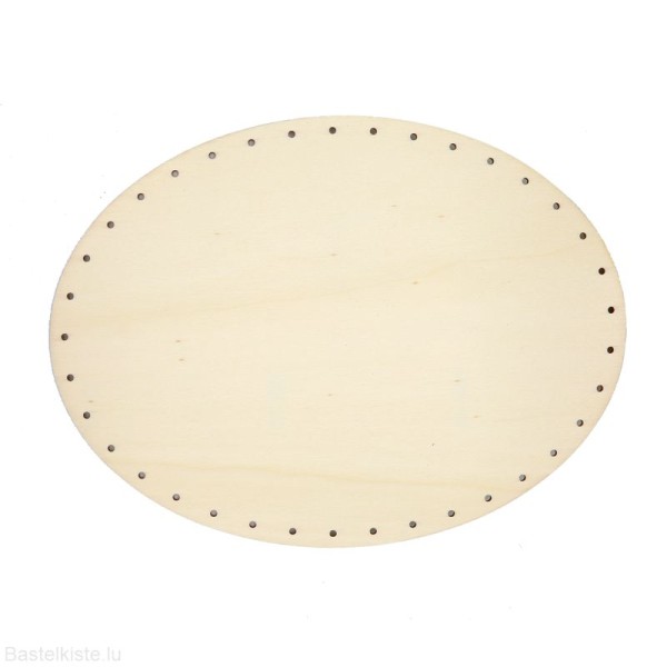 Flechtboden, Korbboden gebohrt ►OVAL◄ 21x29cm