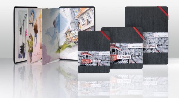 ZIGZAG Leporello Skizzenbuch 300g/m²,18 Seiten